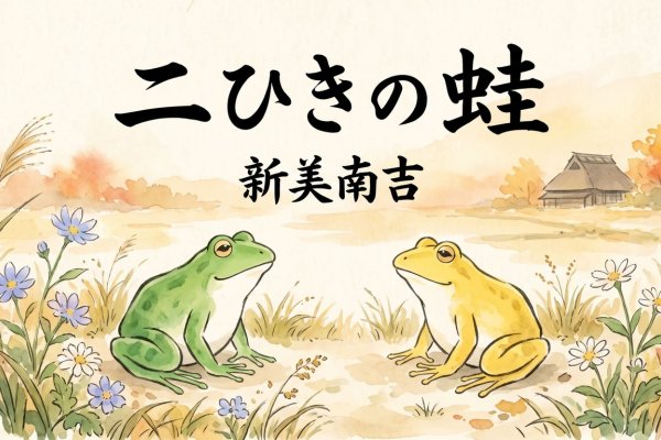 Miniature de l'article Les Deux Grenouilles (二ひきの蛙) - Conte de Nankichi Niimi